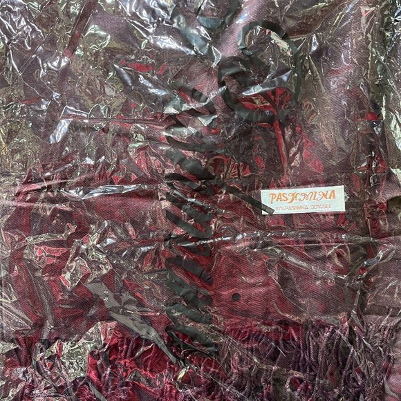 Brown Pashmina Scarf - New - still in sealed bag - Picture 2 of 3